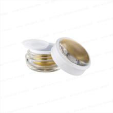 Winpack Cream Jar Wholesale Outside Clear Transparent Cosmetic Packaging Jar Spray Golden Inside The Cream Jar with Hot Sale